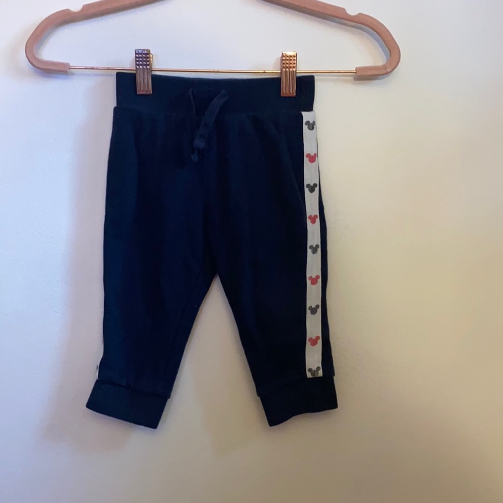 Disney baby size 12-18m sweatpants with Mickey print on the side